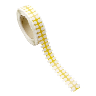 Kółka samoprzylepne, dwustronne, PET, klej trwały/trwały 10 mm | 5000 szt