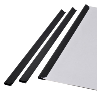Listwy wsuwane A3, kolor czarny, 3-4 mm 