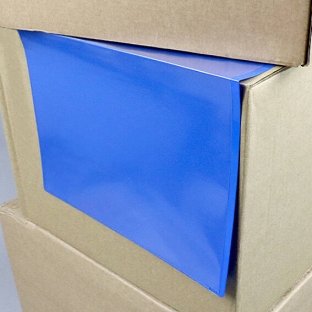 Zawieszki magazynowe do pudeł kartonowych ułożonych w stos, PVC 