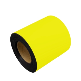 Kolorowa taśma magnetyczna 150 mm | żółty