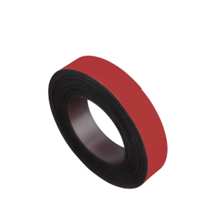 Kolorowa taśma magnetyczna 30 mm | czerwony