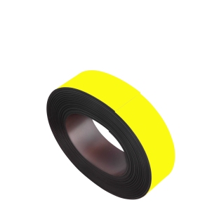 Kolorowa taśma magnetyczna, anizotropowa (rolka z 10m) 40 mm | żółty