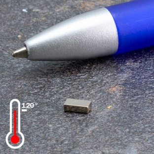 Magnesy neodymowe sztabkowe, niklowane 5 x 2,5 mm | 1.5 mm