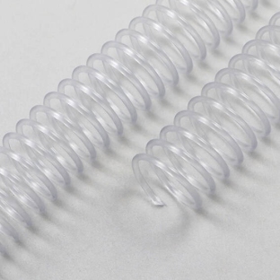 Spirale plastikowe wkręcane, A4 10 mm | przezroczysty 