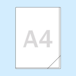 Kieszenie na dokumenty, prostokątne dla formatu A4, otwarty długi i krótki bok, szybkie wkładanie 