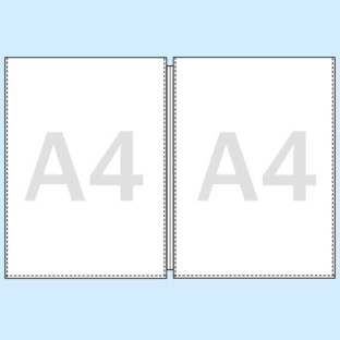 Podwójne okładki na menu, format A4 ziarnisty