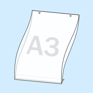 Kieszenie plakatowe A3 pionowo