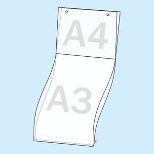 Kieszenie plakatowe A3 pionowo and A4 poziomo