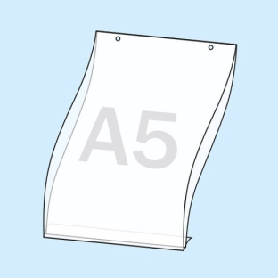 Kieszenie plakatowe A5 pionowo