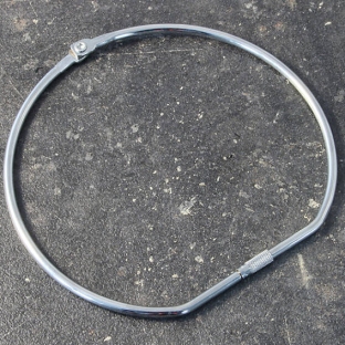 Kółka reklamowe zamykane, 203 mm, niklowane 