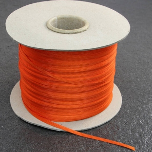 Tasiemki introligatorskie na szpuli, 4-5 mm, kolor pomarańczowy (600 m na szpuli) 