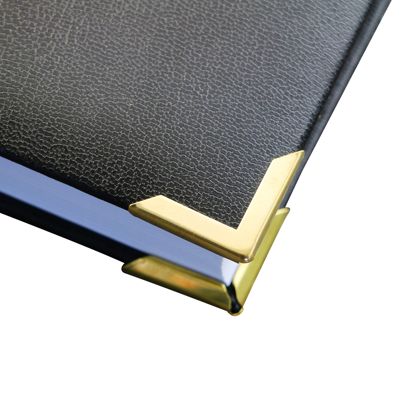 Narożniki introligatorskie metal pokryte mosiądzem | PS 22 - 22 x 22 mm