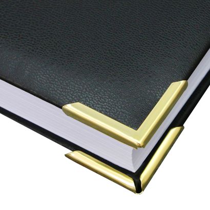 Narożniki introligatorskie metal PS 31 - 31 x 31 mm  | pokryte mosiądzem 