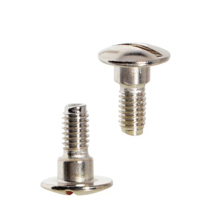 Śruby introligatorskie, 7,5 mm, z przedłużeniem 3 mm, niklowane 