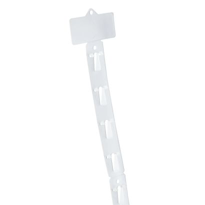 Strip reklamowy z nagłówkiem taśma zginana,  z 12 haczykami | 600 mm