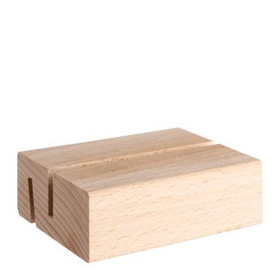 Uchwyt na karty drewniany, podstawa do zmiennego systemu wsuwania MODUL null | 74 mm | null
