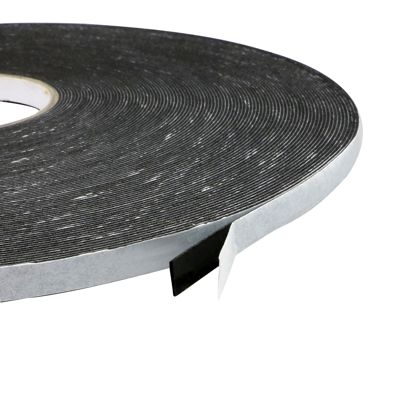 Dwustronna piankowa taśma klejąca z PE, czarna, grubość 1 mm, mocno przyczepna, EL100-02 12 mm