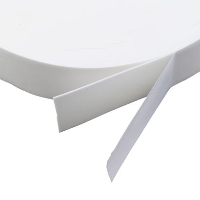 Dwustronna piankowa taśma klejąca z PE, biała, grubość 1 mm, mocno przyczepna, EL100 40 mm