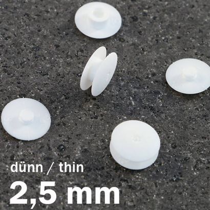 Nity zatrzaskowe plastikowe null | 10 mm | 2,5 mm