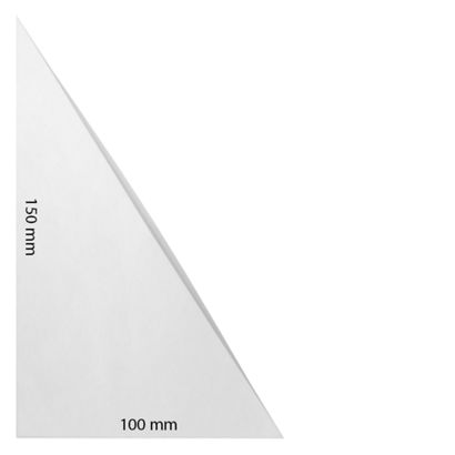 Kieszonki narożne, samoprzylepne, folia PP, kolor przeźroczysty 150 x 100 mm