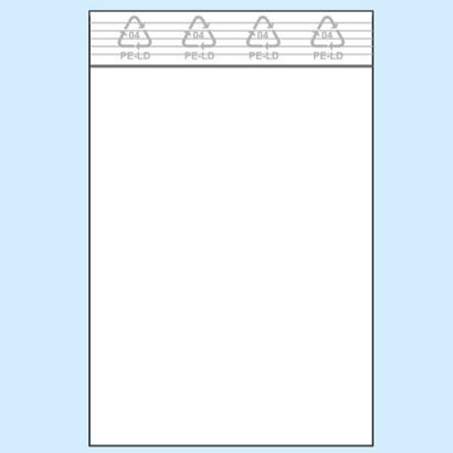 Woreczki strunowe, folia PE 60 x 80 mm | 50 µm