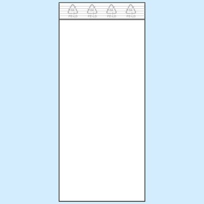 Woreczki strunowe, folia PE 60 x 130 mm | 50 µm