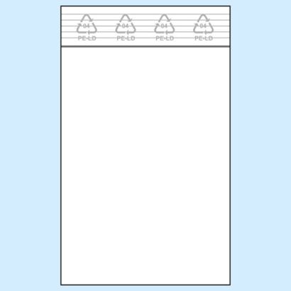 Woreczki strunowe, folia PE 70 x 100 mm | 50 µm