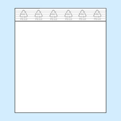 Woreczki strunowe, folia PE 80 x 80 mm | 50 µm