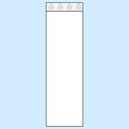Woreczki strunowe, folia PE 80 x 250 mm | 50 µm