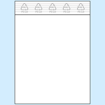 Woreczki strunowe, folia PE 90 x 110 mm | 50 µm
