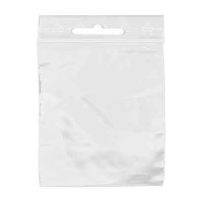 Woreczki strunowe z otworem typu euro, folia PE 90 x 110 mm | 50 µm