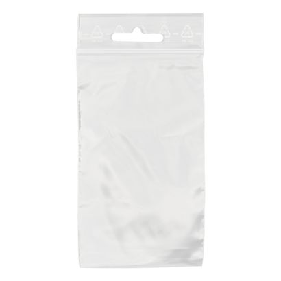 Woreczki strunowe z otworem typu euro, folia PE 110 x 220 mm | 90 µm