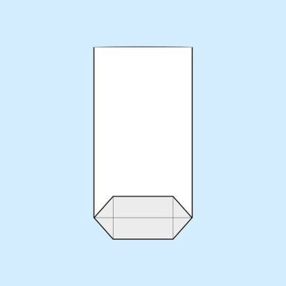Torebki krzyżowe, folia OPP 85 x 145 mm