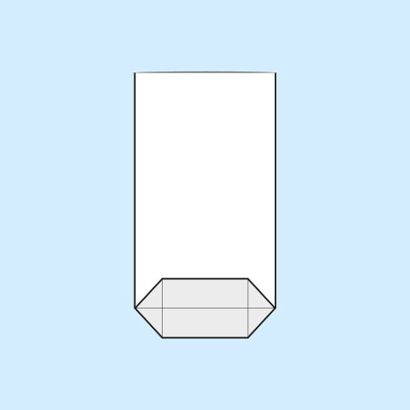 Torebki krzyżowe, folia OPP 95 x 160 mm