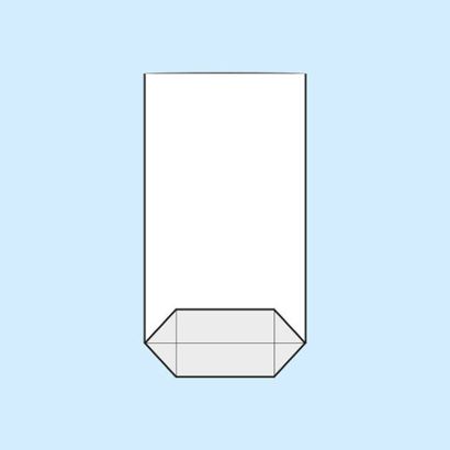 Torebki krzyżowe, folia OPP 115 x 190 mm