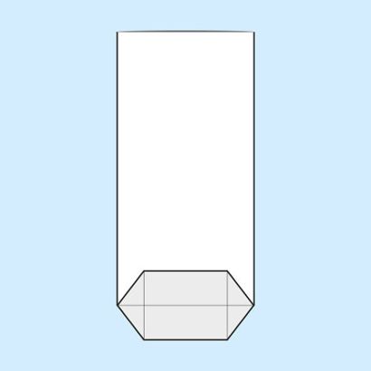 Torebki krzyżowe, folia OPP 125 x 250 mm