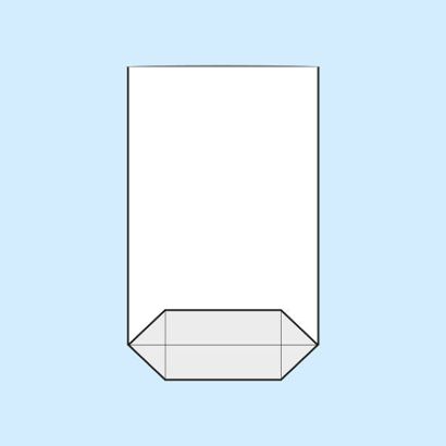 Torebki krzyżowe, folia OPP 145 x 210 mm