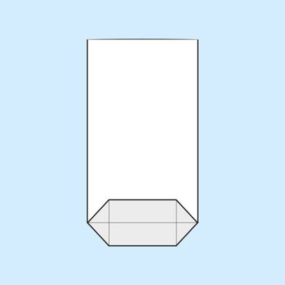 Torebki krzyżowe, folia OPP 145 x 235 mm