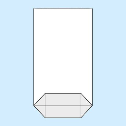 Torebki krzyżowe, folia OPP 160 x 270 mm