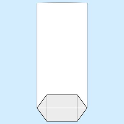 Torebki krzyżowe, folia OPP 160 x 330 mm