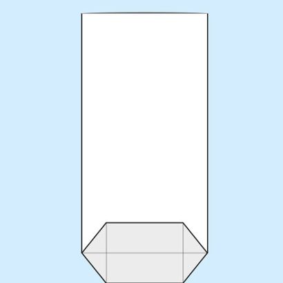 Torebki krzyżowe, folia OPP 180 x 340 mm