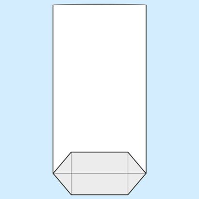 Torebki krzyżowe, folia OPP 210 x 370 mm