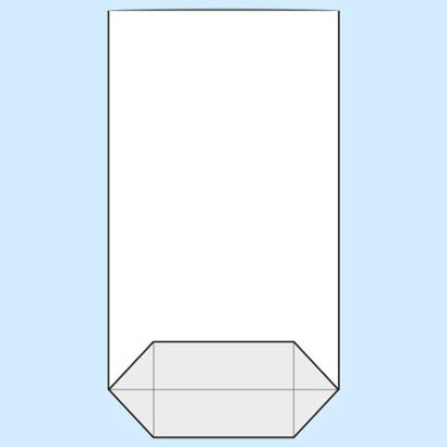 Torebki krzyżowe, folia OPP 230 x 375 mm