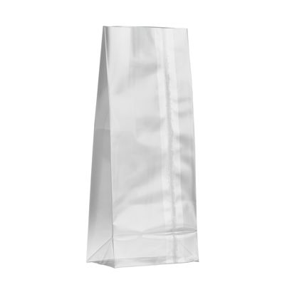Woreczki z dnem blokowym i szwem uszczelniającym, folia OPP, 60 x 40 x 150 mm | 40 µm