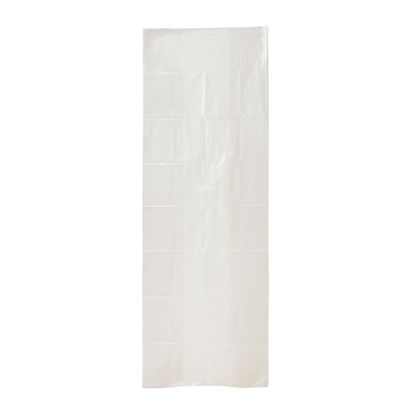 Worki z zakładkami bocznymi - wkłady do pudełek, folia PE 80 mµ z materiałem regenerowanym (opakowanie 40 szt.), 800 + 500 x 2300 mm