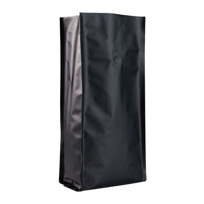 Worek na kawę z zaworem aromatycznym, czarny 375 x 140 mm
