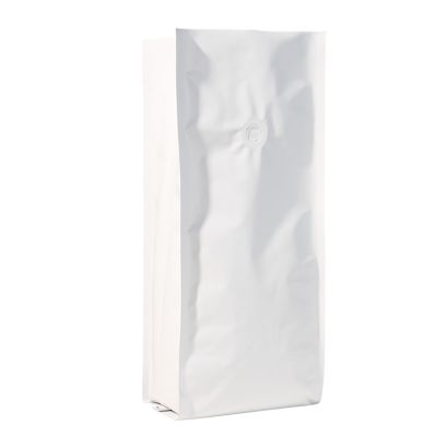 Worek na kawę z zaworem aromatycznym, biały 375 x 140 mm