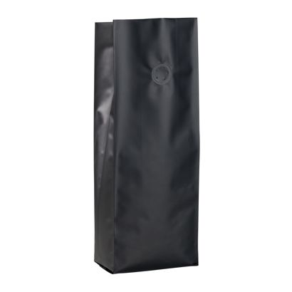 Torebki z fałdami i zaworem aromatycznym, czarna 330 x 105 mm
