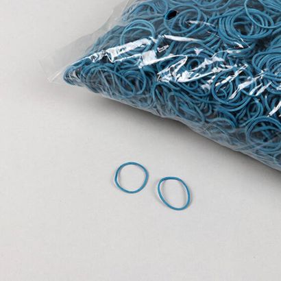 Gumki recepturki, kolor niebieski 1 mm | 20 mm