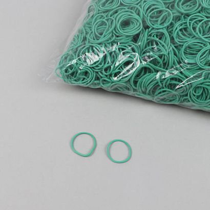Gumki recepturki, kolor zielony 1 mm | 20 mm